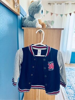 Carter’s  sports / Varsity Jacket with Red Trim